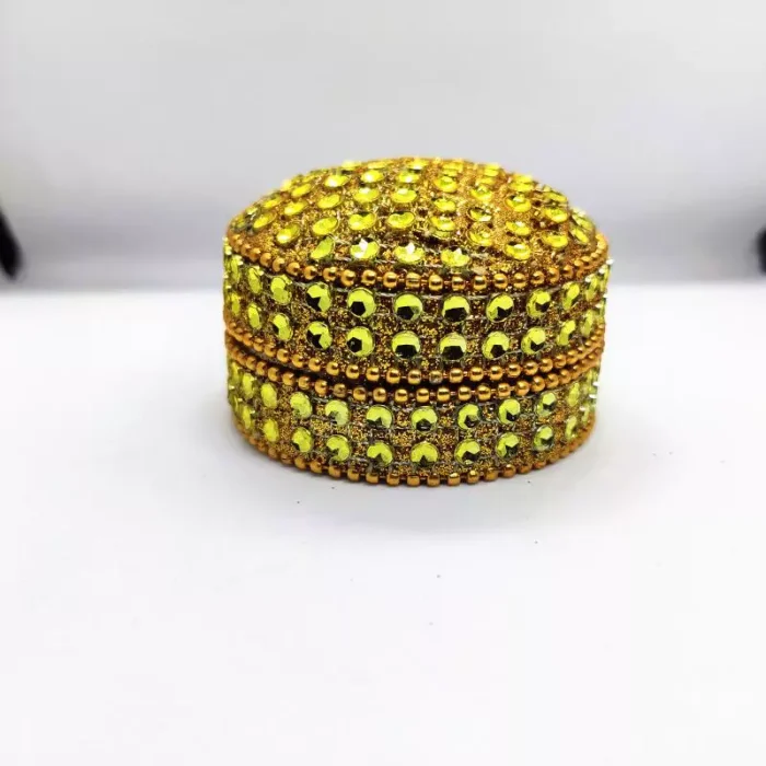 Designer Metal Sindur Dani(Set of 2) - 4 cm