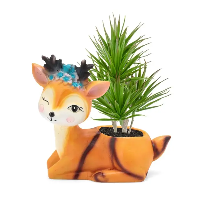 Decorative Polyresin Planter Pot for Home, Office & Reception