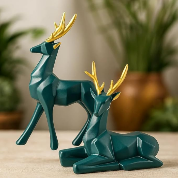 Deer Showpiece for Home Decor | Stunning Aesthetic Decorative Deer Figurine