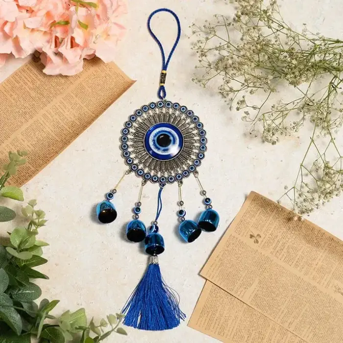 Turkish Evil Eye Wind Chime for home and office Feng Shui decor