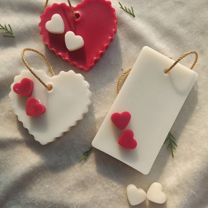 Valentine's day special wax sachet : lavender jasmine rose aroma Candle