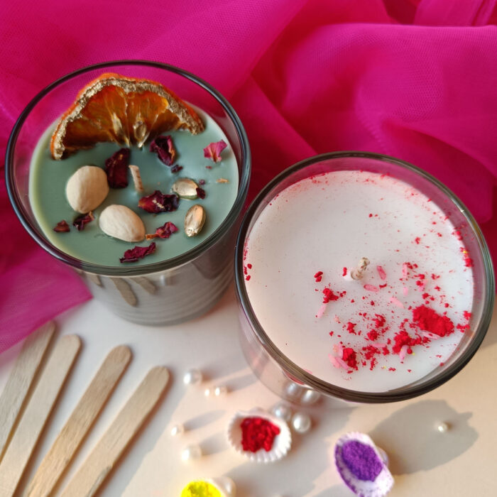 holi thandai and gulaal scented candle Candle